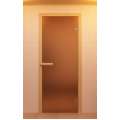 Двери Sauna Market 70x190 Матовая бронза