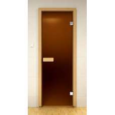 Двери Sauna Market 80x210 Бронза